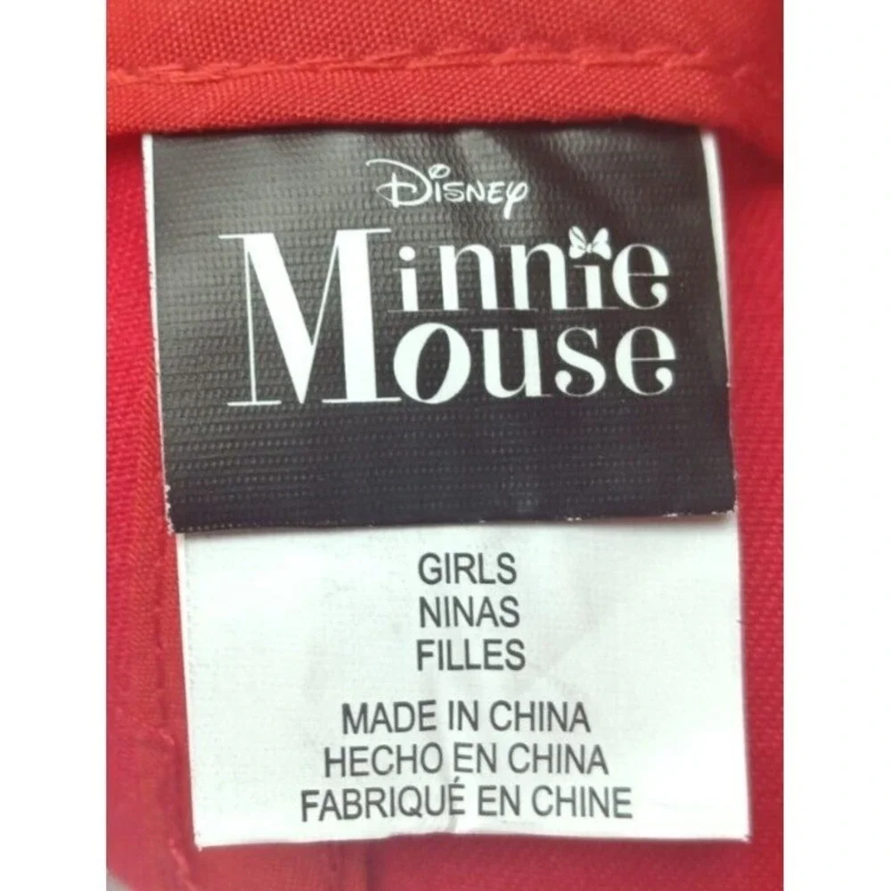 Girdles Minnie Mouse 3D Pop Out Minnie Face hat, Red &‎ Silver Cap, Adjustable